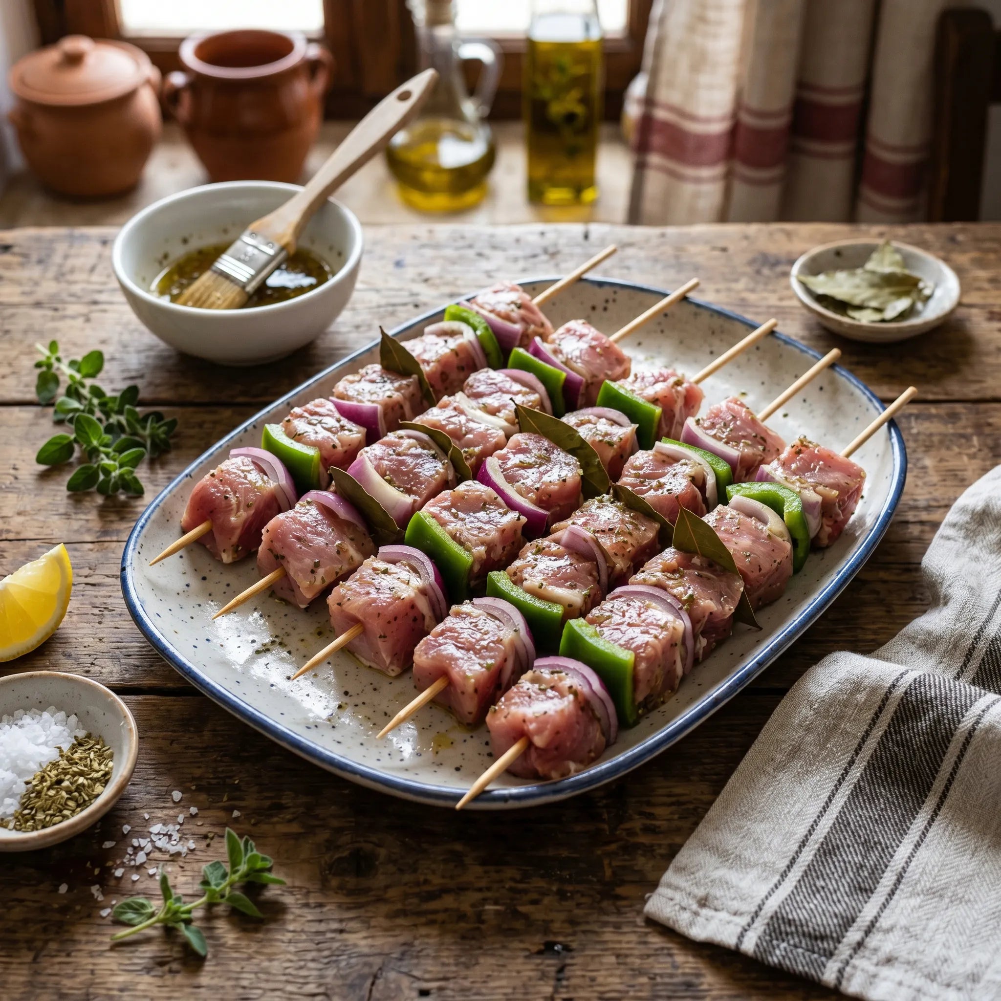 PORK SOUVLAKI