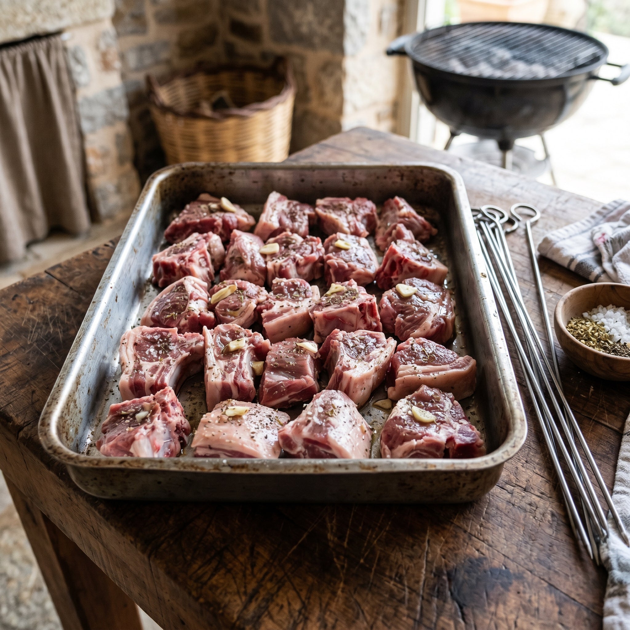LAMB SOUVLA